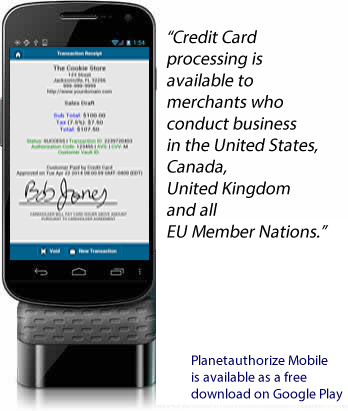 android payment application planetauthorize